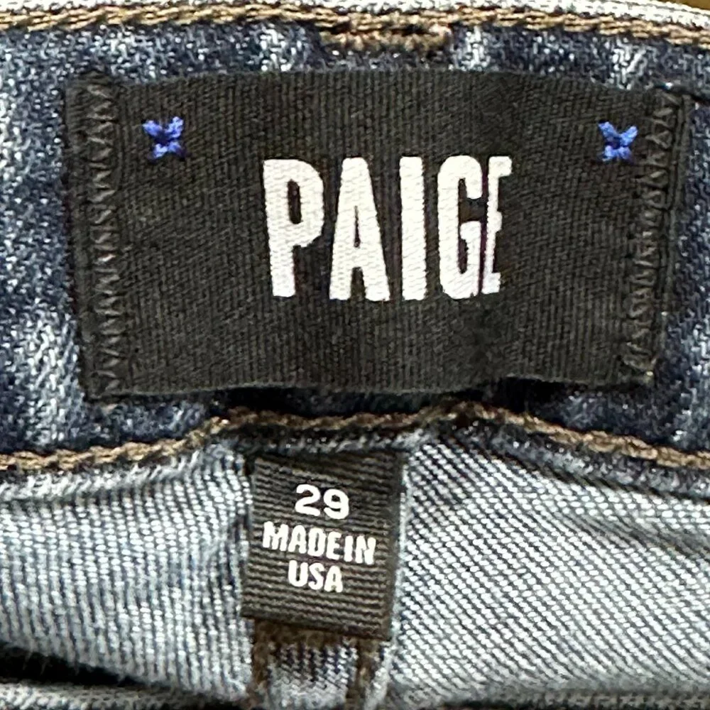 PAIGE Federal Hutch Slim‎ Fit Straight Denim Jeans Size 29